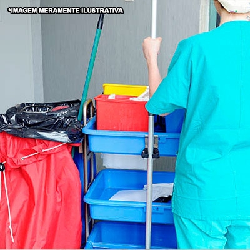 Carrinho de Limpeza Hospitalar Completo Osasco - Carrinho de Limpeza Simples